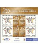 n° 2412/2413 (2 paires) - Timbre COLOMBIE Poste