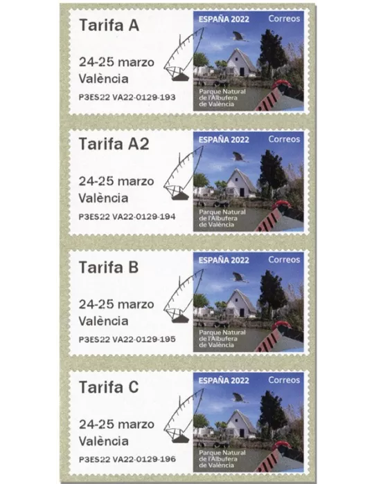 n° 181a - Timbre ESPAGNE Timbres de distributeurs