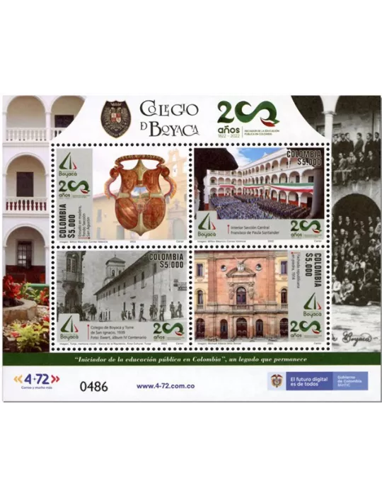 n° 2479/2482 - Timbre COLOMBIE Poste