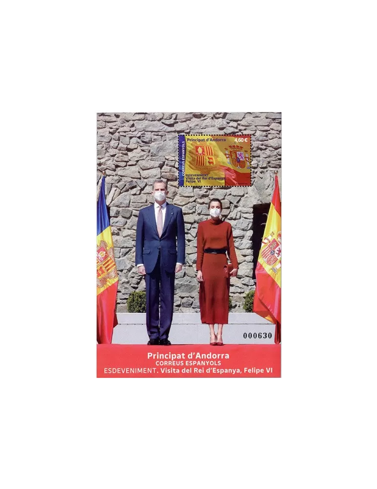 n° F519 - Timbre ANDORRE ESPAGNOL Poste