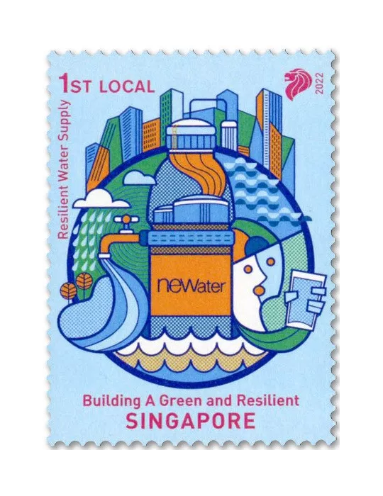 n° 2544/2548 - Timbre SINGAPOUR Poste
