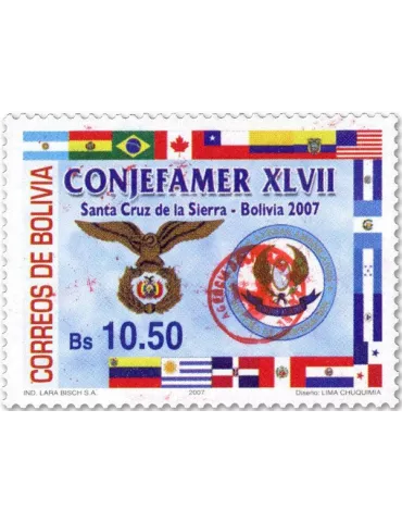n° 1668 - Timbre BOLIVIE Poste