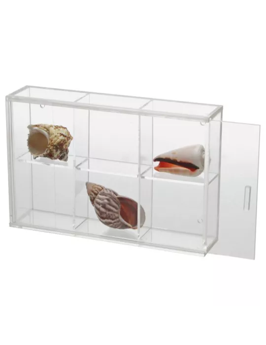 VITRINE EN PLEXI PETIT FORMAT  : 6 CASES - SAFE®