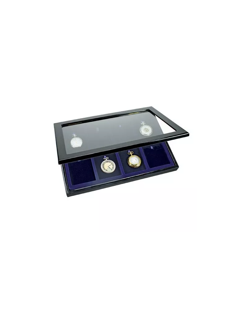 VITRINE EN BOIS POUR 8 MONTRES GOUSSET - SAFE®