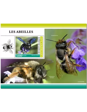 n° 2020 - Timbre CENTRAFRIQUE Blocs et feuillets