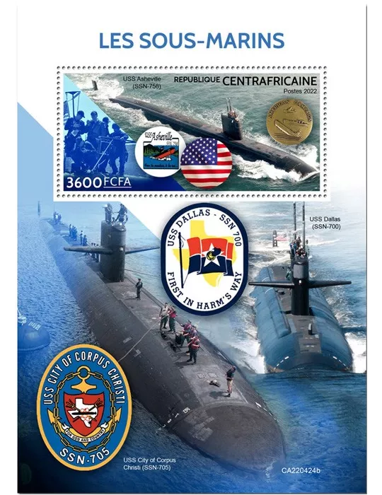 n° 2101 - Timbre CENTRAFRIQUE Blocs et feuillets