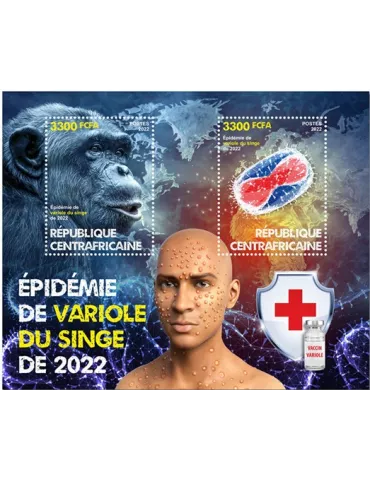 n° 2123/2124 - Timbre CENTRAFRIQUE Blocs et feuillets