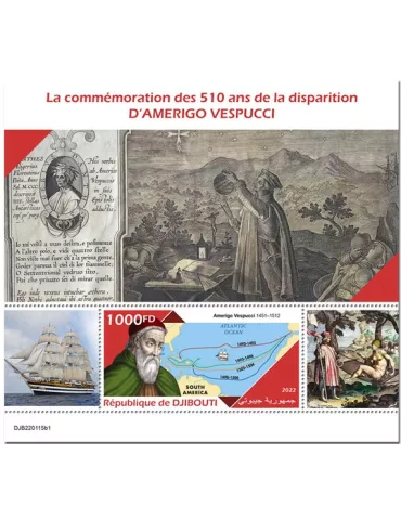 n° 798 - Timbre DJIBOUTI Blocs et feuillets