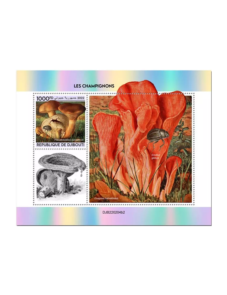 n° 817 - Timbre DJIBOUTI Blocs et feuillets