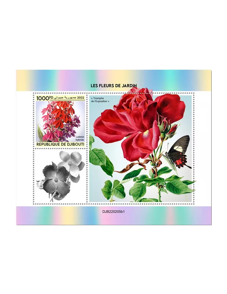 n° 818 - Timbre DJIBOUTI Blocs et feuillets