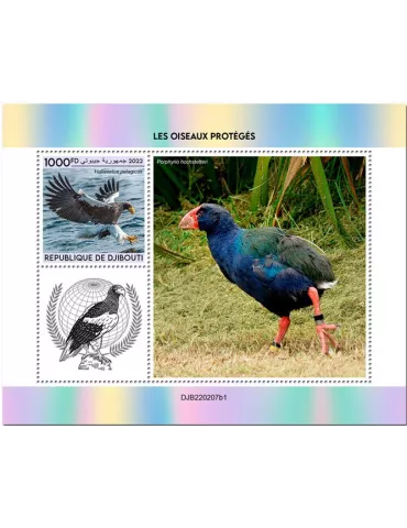 n° 822 - Timbre DJIBOUTI Blocs et feuillets