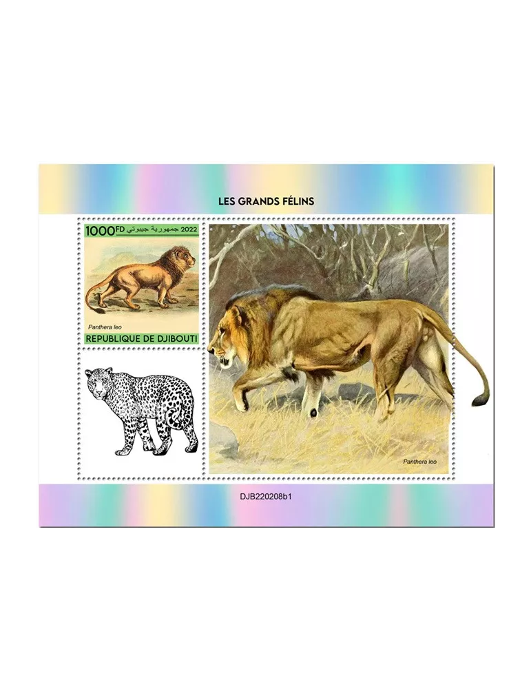 n° 824 - Timbre DJIBOUTI Blocs et feuillets