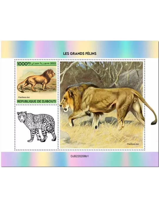 n° 824 - Timbre DJIBOUTI Blocs et feuillets