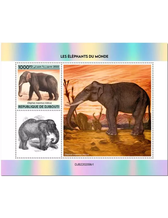 n° 826 - Timbre DJIBOUTI Blocs et feuillets