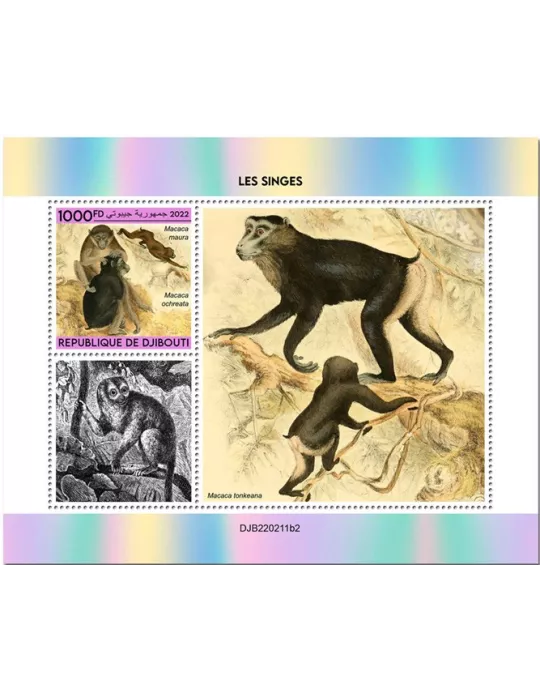 n° 831 - Timbre DJIBOUTI Blocs et feuillets