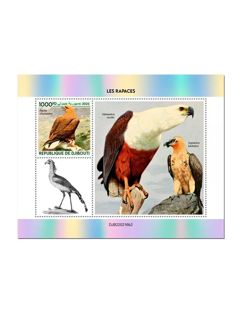 n° 841 - Timbre DJIBOUTI Blocs et feuillets
