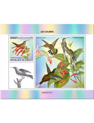 n° 842 - Timbre DJIBOUTI Blocs et feuillets