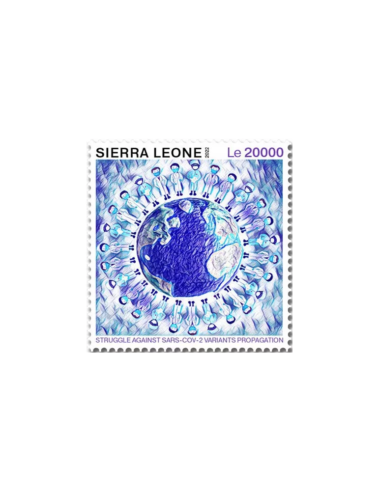 n° 10845/10848 - Timbre SIERRA LEONE Poste