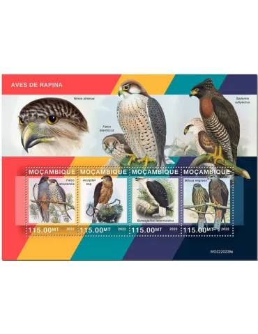 n° 9584/9587 - Timbre MOZAMBIQUE Poste