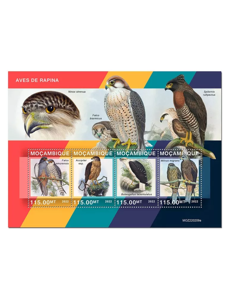 n° 9584/9587 - Timbre MOZAMBIQUE Poste