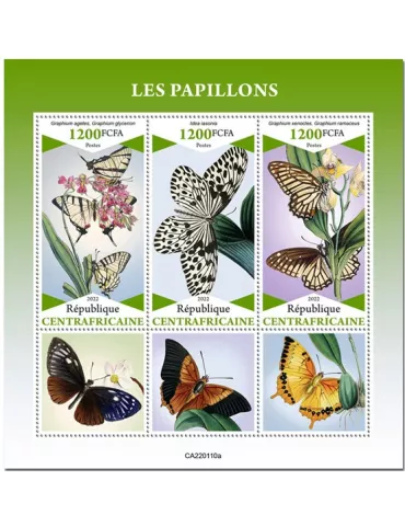 n° 8817/8819 - Timbre CENTRAFRIQUE Poste