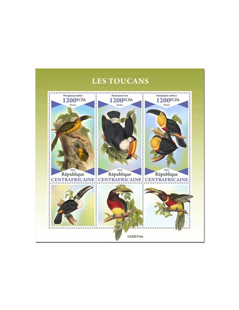 n° 8829/8831 - Timbre CENTRAFRIQUE Poste