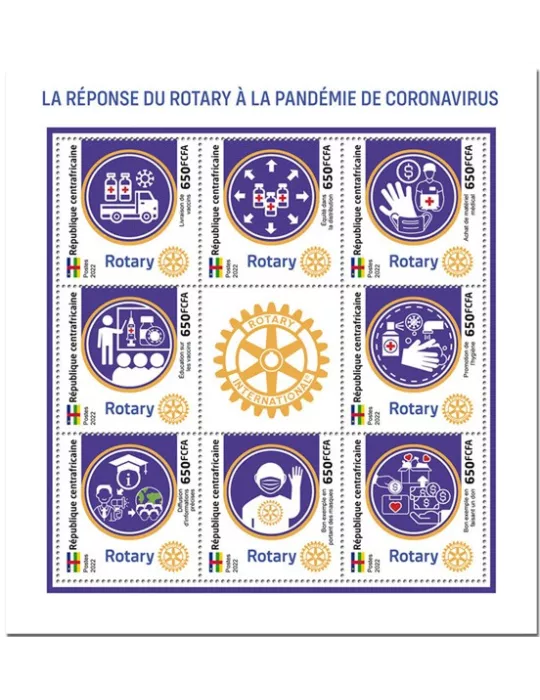 n° 8934/8941 - Timbre CENTRAFRIQUE Poste