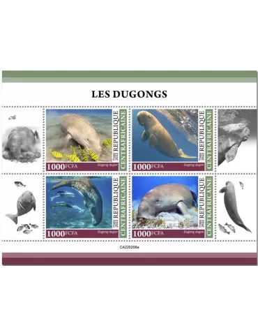 n° 8970/8973 - Timbre CENTRAFRIQUE Poste