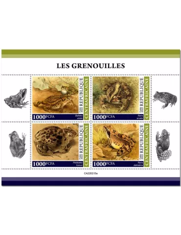 n° 8997/9000 - Timbre CENTRAFRIQUE Poste