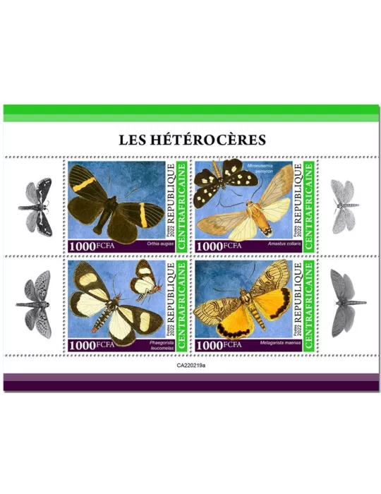 n° 9013/9016 - Timbre CENTRAFRIQUE Poste