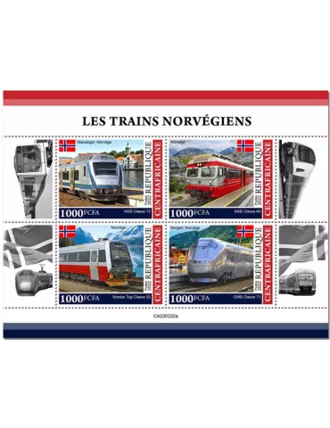 n° 9025/9028 - Timbre CENTRAFRIQUE Poste