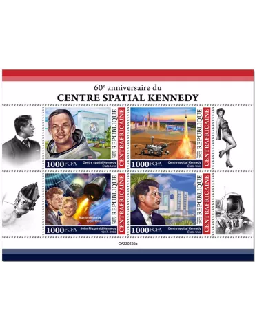 n° 9077/9080 - Timbre CENTRAFRIQUE Poste