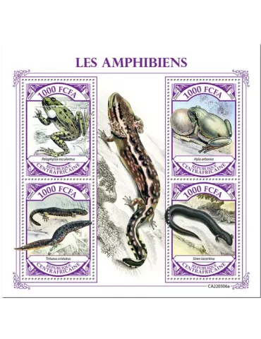 n° 9121/9124 - Timbre CENTRAFRIQUE Poste