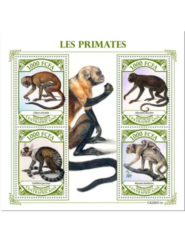 n° 9141/9144 - Timbre CENTRAFRIQUE Poste