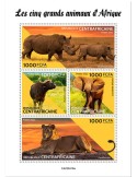 n° 9332/9335 - Timbre CENTRAFRIQUE Poste
