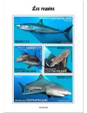n° 9344/9347 - Timbre CENTRAFRIQUE Poste