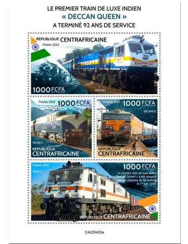 n° 9348/9351 - Timbre CENTRAFRIQUE Poste