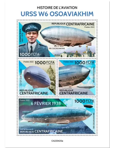 n° 9368/9371 - Timbre CENTRAFRIQUE Poste