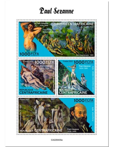 n° 9408/9411 - Timbre CENTRAFRIQUE Poste