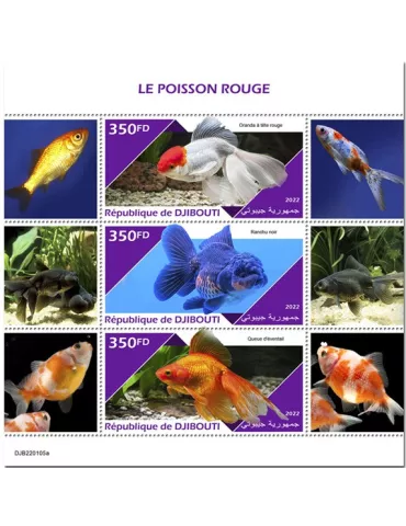 n° 3854/3856 - Timbre DJIBOUTI Poste
