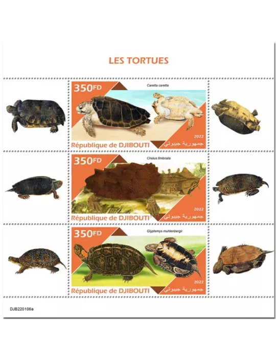 n° 3857/3859 - Timbre DJIBOUTI Poste