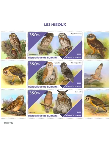 n° 3869 - Timbre DJIBOUTI Poste