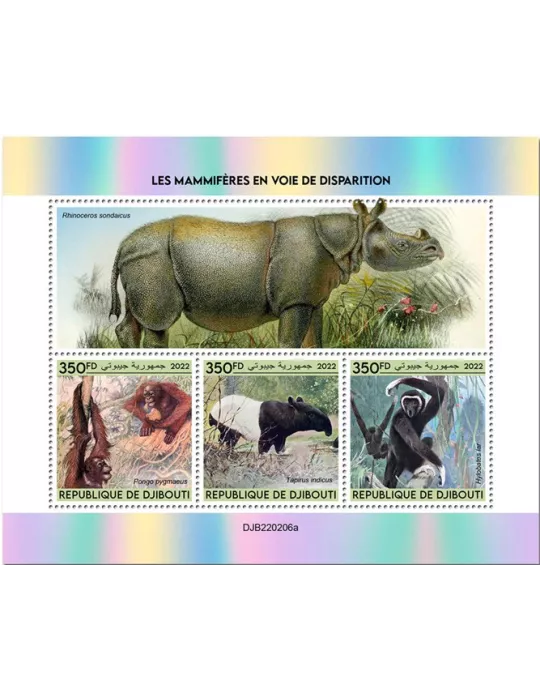 n° 3951/3953 - Timbre DJIBOUTI Poste