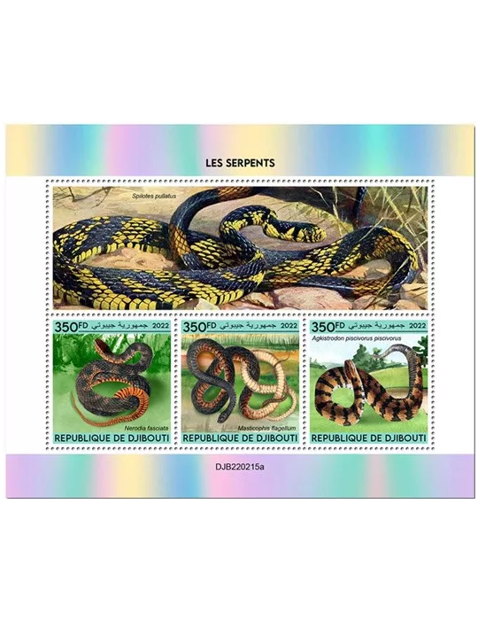 n° 3978/3980 - Timbre DJIBOUTI Poste