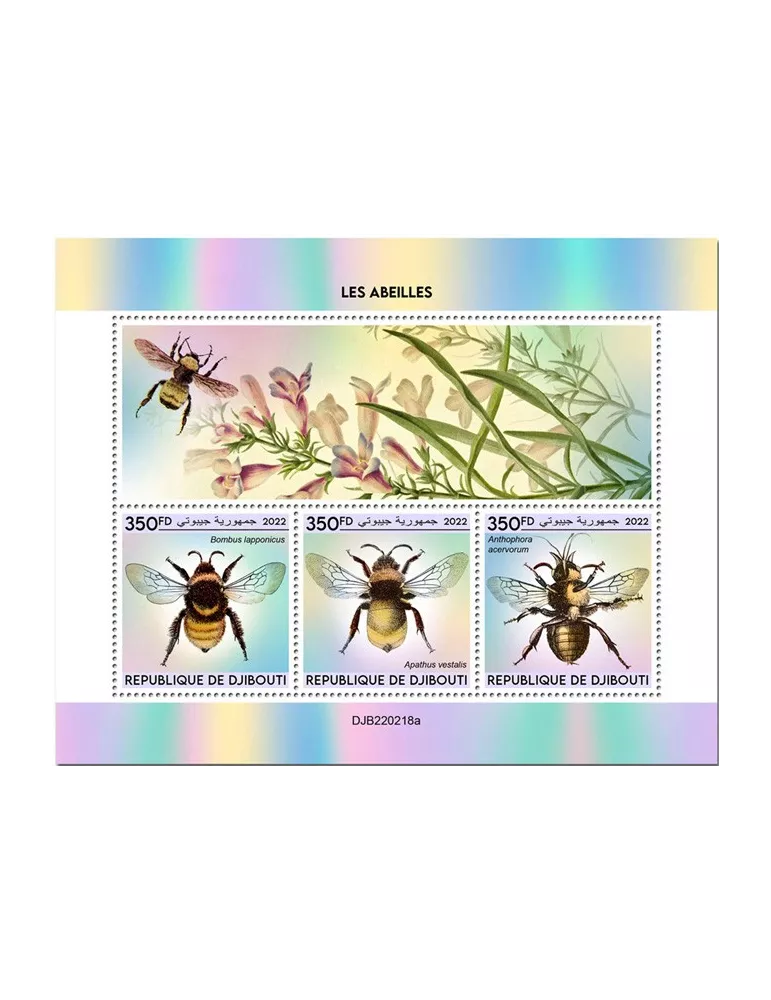 n° 3987/3989 - Timbre DJIBOUTI Poste