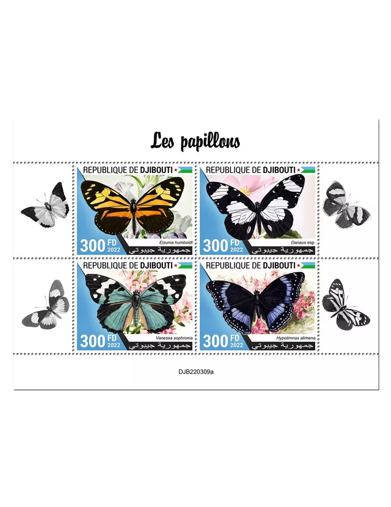 n° 4086/4089 - Timbre DJIBOUTI Poste