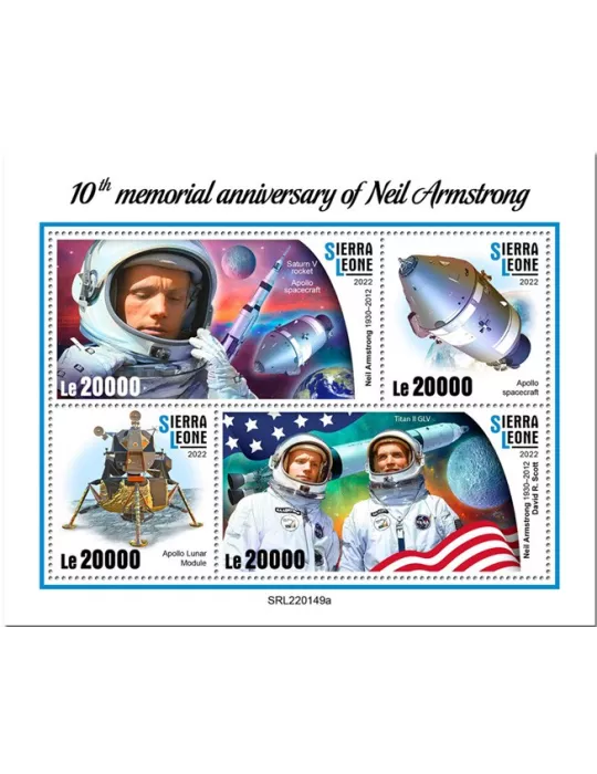n° 10785/10788 - Timbre SIERRA LEONE Poste