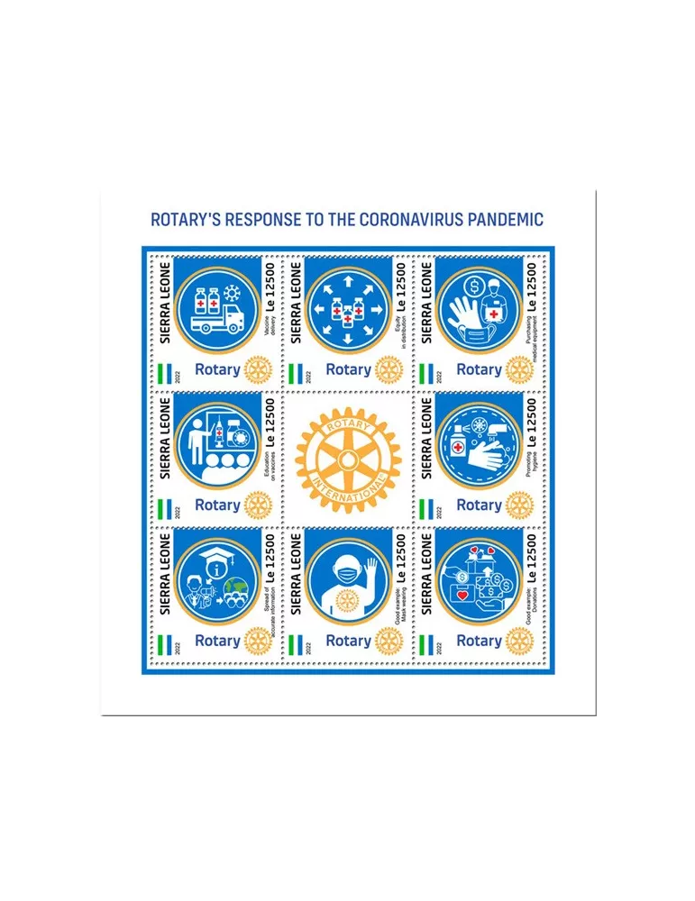 n° 10849/10856 - Timbre SIERRA LEONE Poste