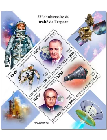 n° 7040/7043 - Timbre NIGER Poste