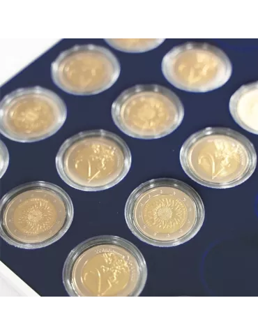 MEDAILLIER : 42 CASES RONDES (SPECIAL 2 EURO) 2